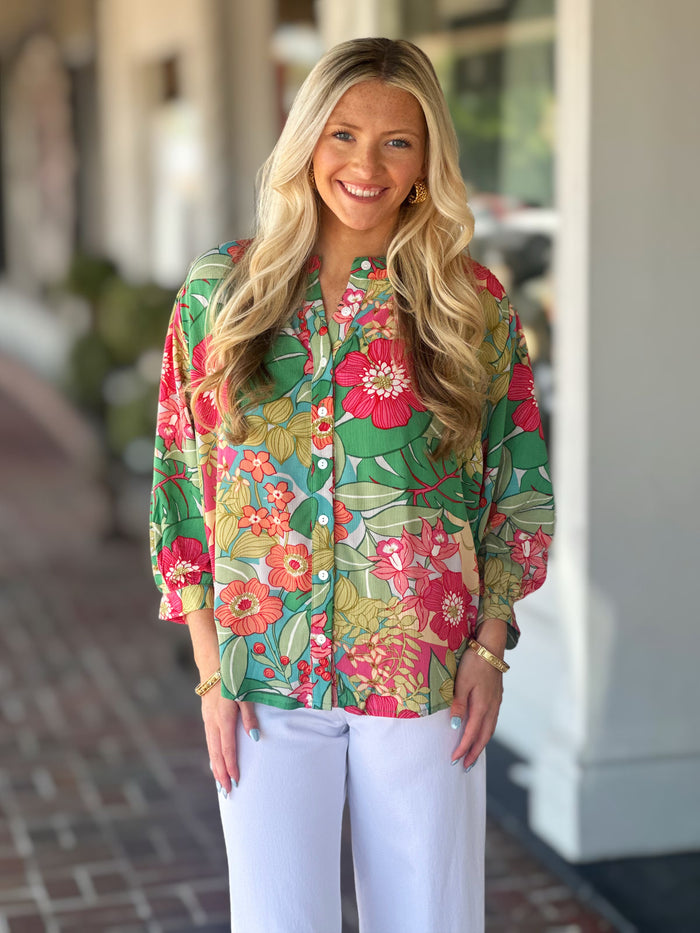 What A Treat Printed Top