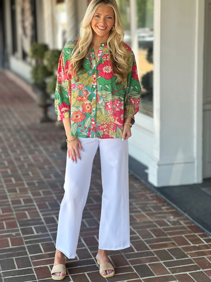 What A Treat Printed Top