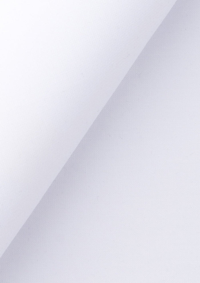 White Egyptian Cotton Broadcloth Shirt - SARTORO