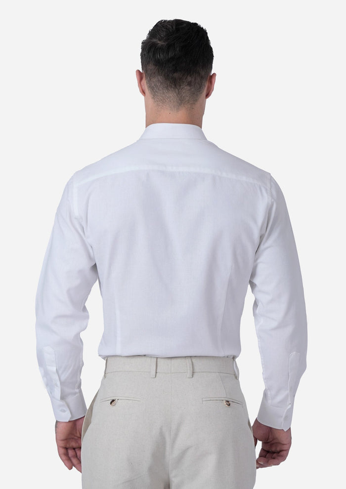 White Linen Shirt - SARTORO