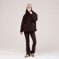 Winter Flare Leggings - Espresso brown