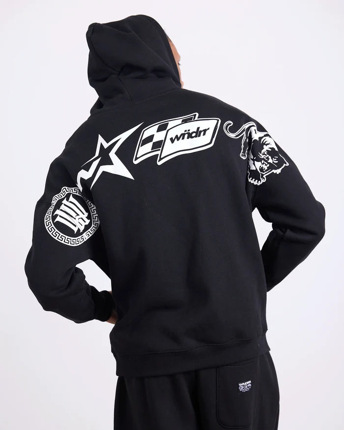 WNDRR Advocate Hood Sweat (Black)