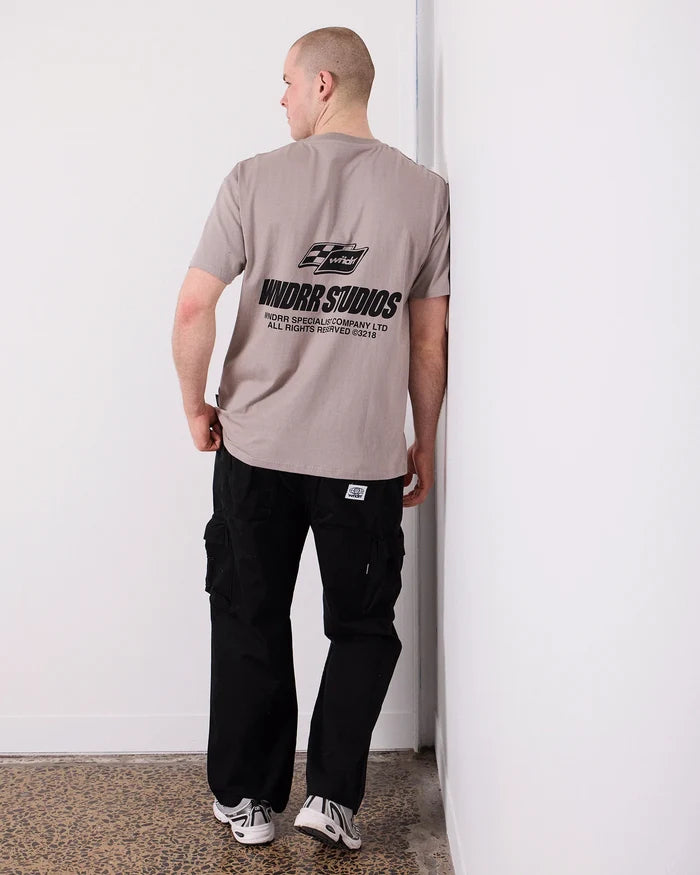 WNDRR Apex Box Fit Tee (Moon Grey)