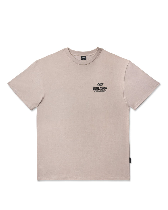 WNDRR Apex Box Fit Tee (Moon Grey)