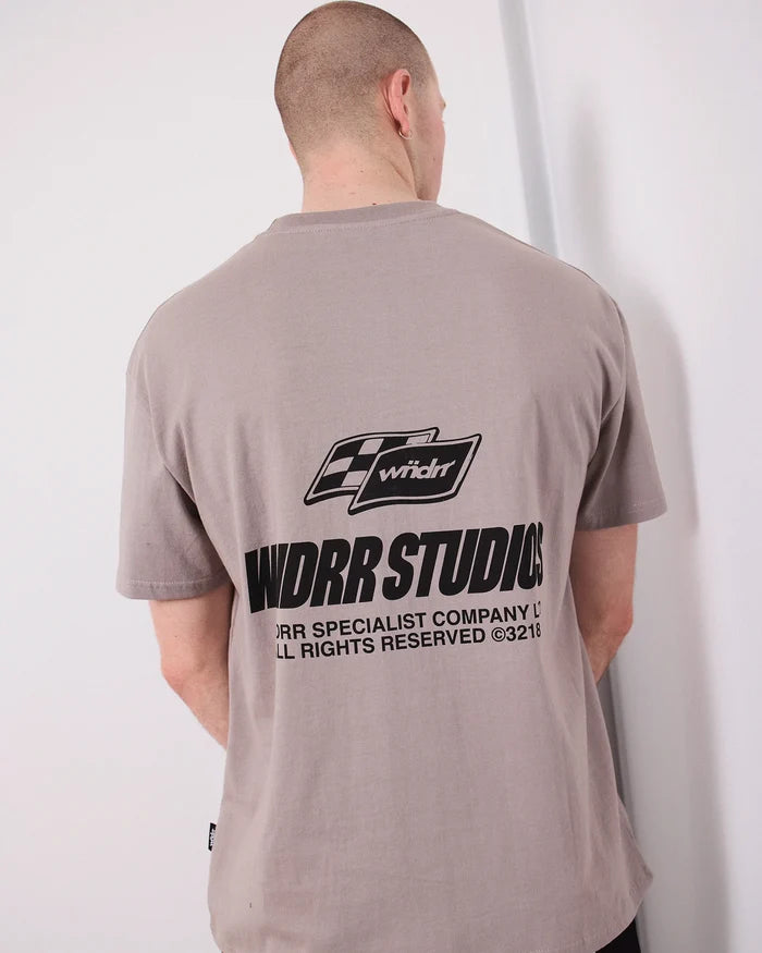 WNDRR Apex Box Fit Tee (Moon Grey)