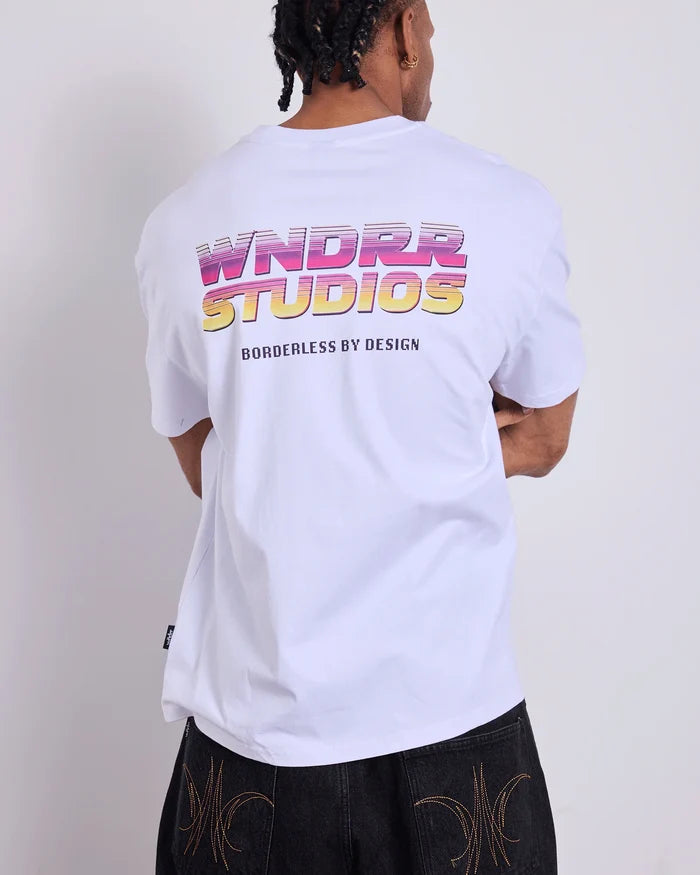WNDRR Arcade Box Fit Tee (White)