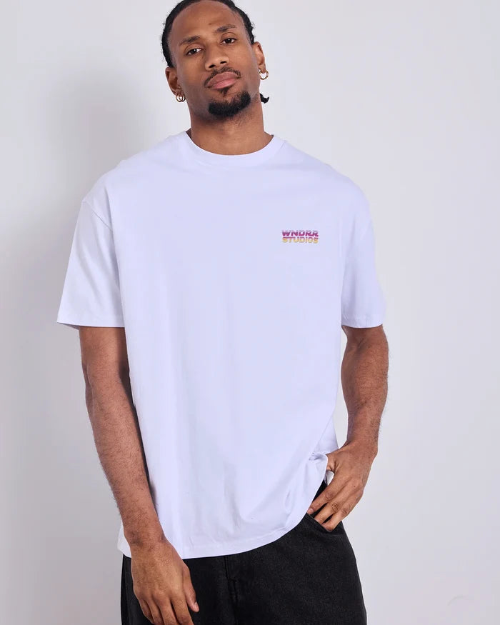 WNDRR Arcade Box Fit Tee (White)
