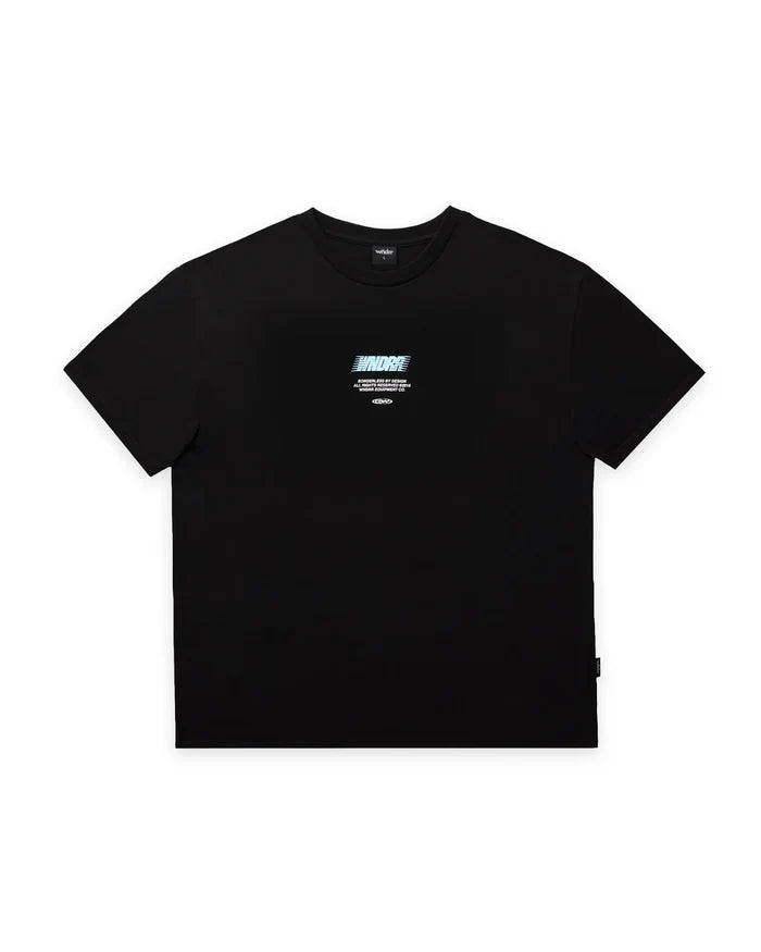 WNDRR Borderless Box Fit Tee (Black/Blue)