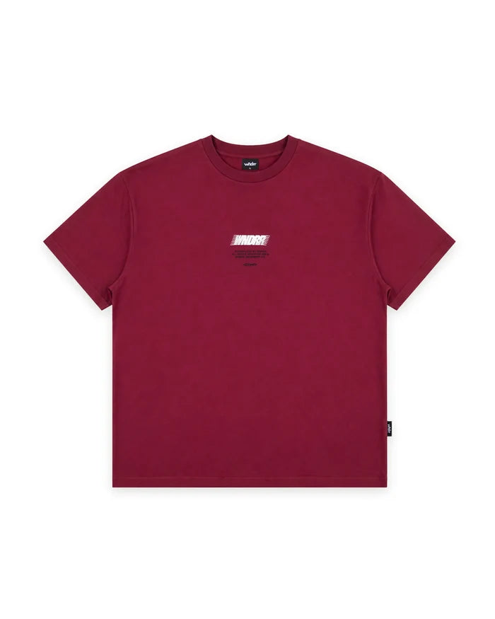 WNDRR Borderless Box Fit Tee (Blood Red)