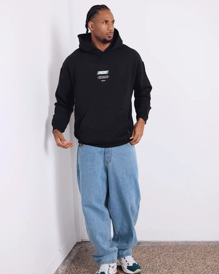 WNDRR Borderless Hood Sweat (Black/Blue)
