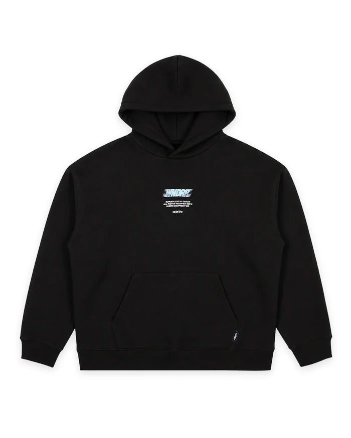 WNDRR Borderless Hood Sweat (Black/Blue)