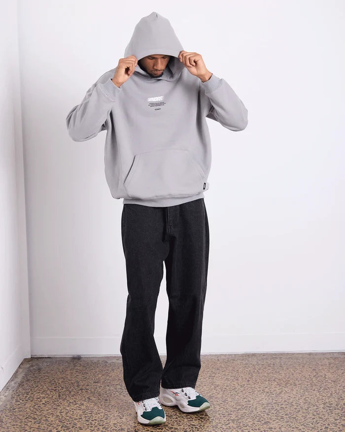 WNDRR Borderless Hood Sweat (Cement Grey)