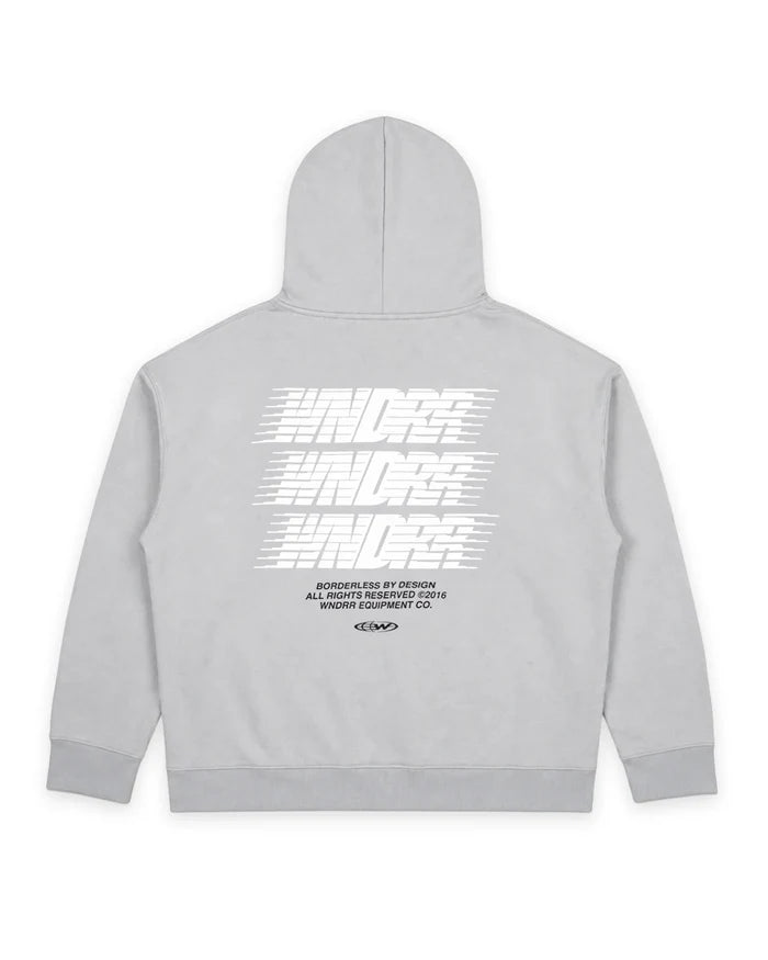 WNDRR Borderless Hood Sweat (Cement Grey)