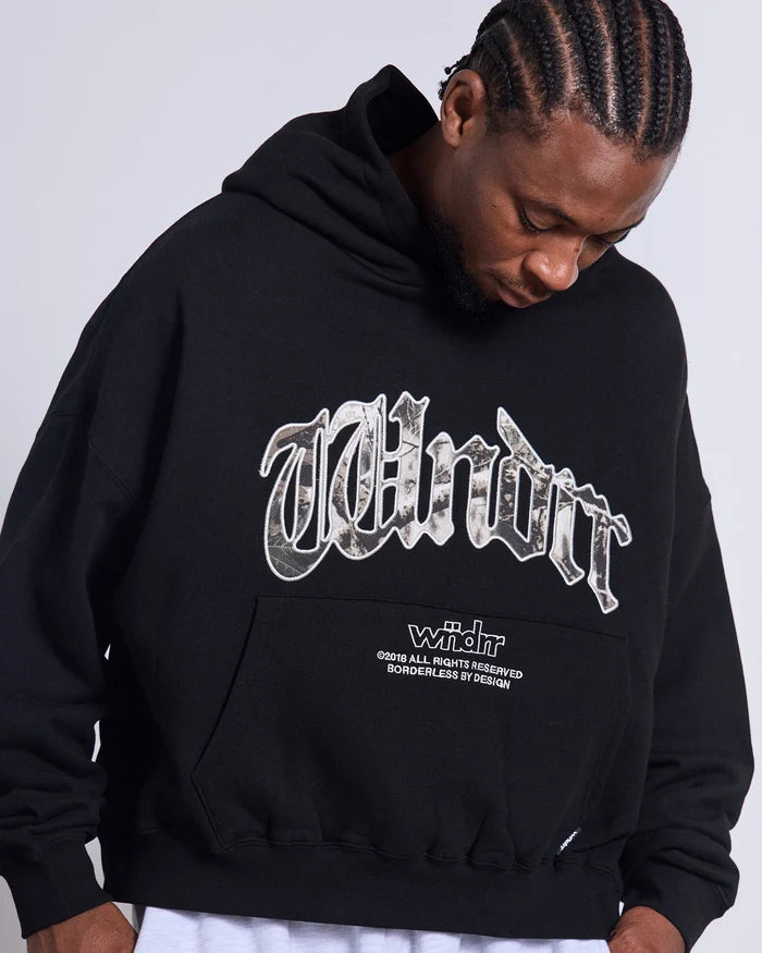 WNDRR Box Fit Hood Sweat (Black)