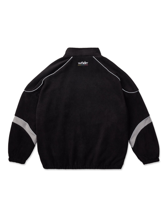 WNDRR Collective 1/4 Zip Polar Fleece (Black)