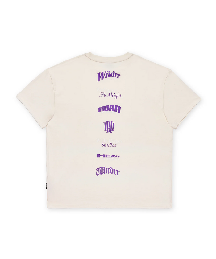 WNDRR Collective Box Fit Tee (Off White)