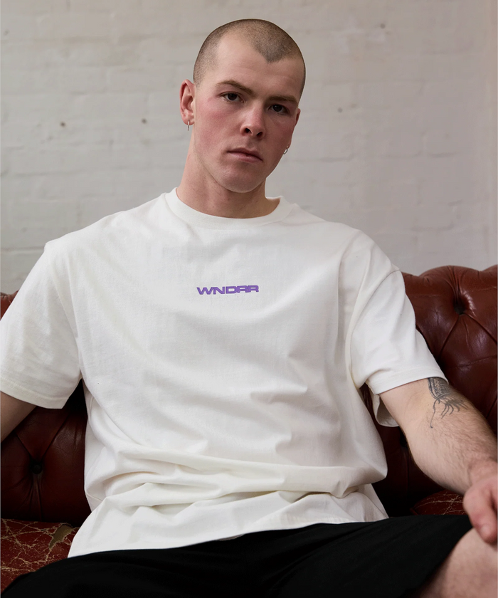 WNDRR Collective Box Fit Tee (Off White)