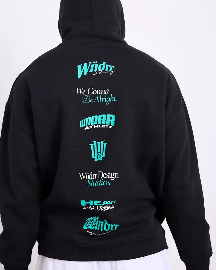 WNDRR Collective Hood Sweat (Black)