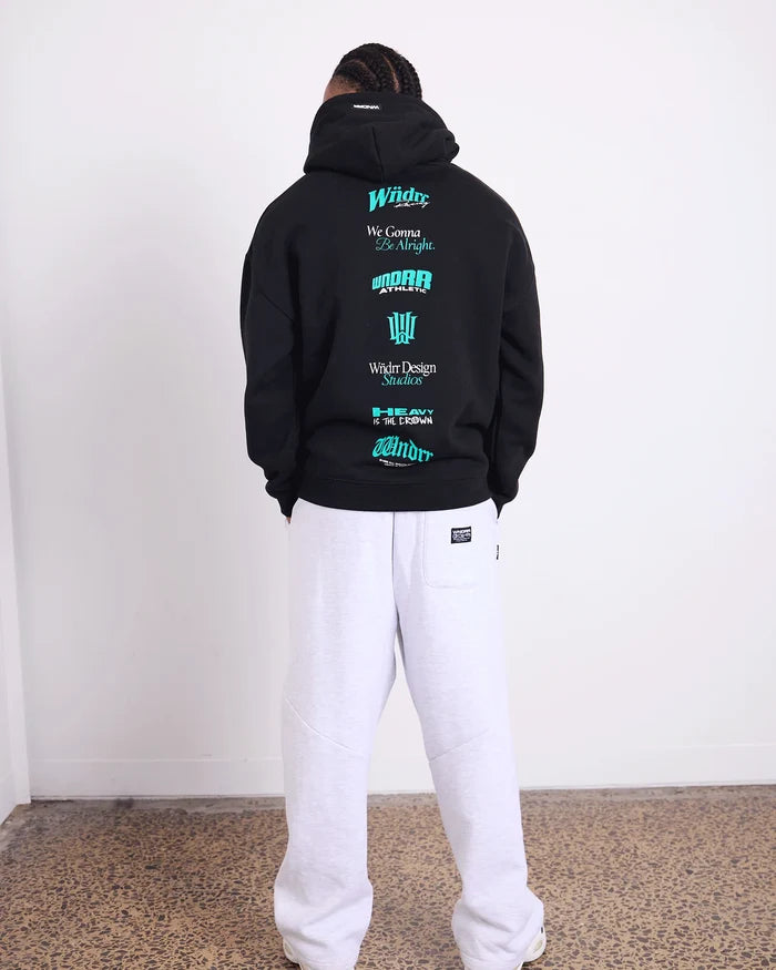WNDRR Collective Hood Sweat (Black)