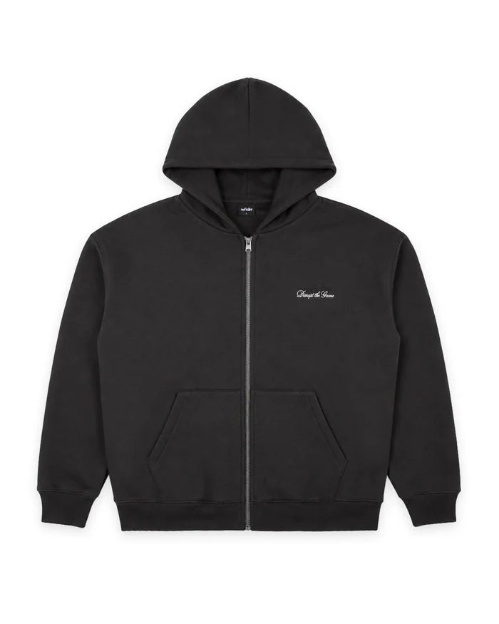 WNDRR Disrupt Zip Hood Sweat (Faded Black)