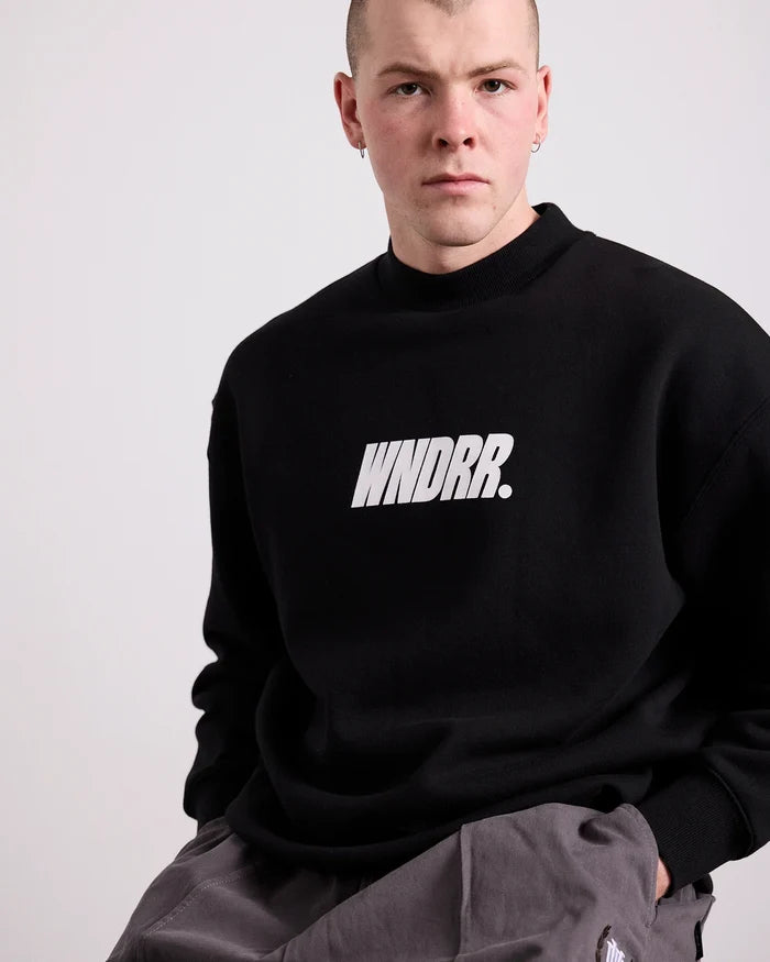 Wndrr Drift Crew Sweat (Black)