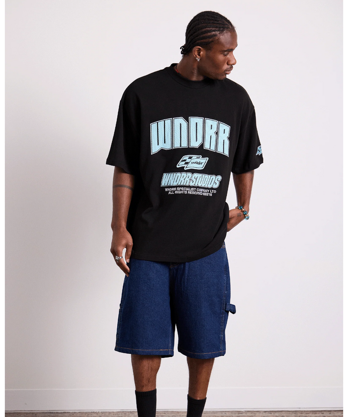 WNDRR Drivetrain Heavyweight Tee (Black)