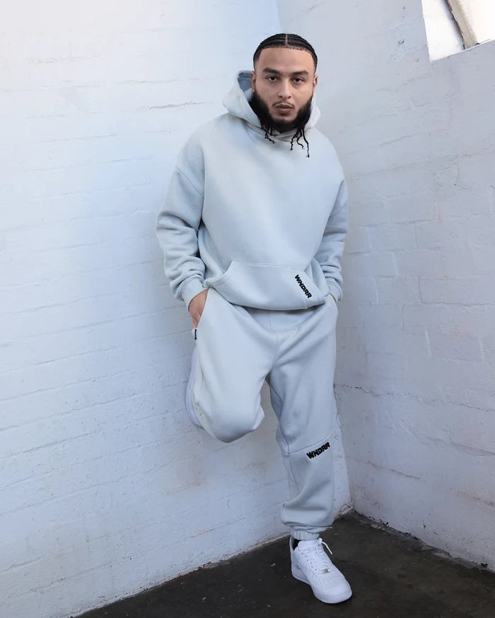 WNDRR Halo Baggy Trackpants (Oyster)