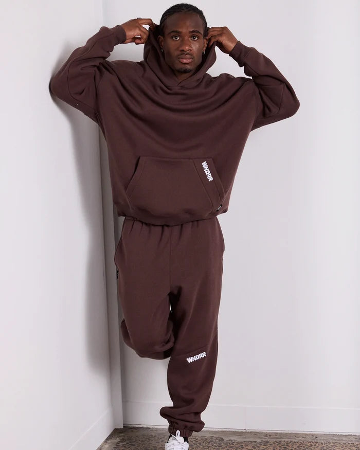 WNDRR Halo Hood Sweat (Brown)