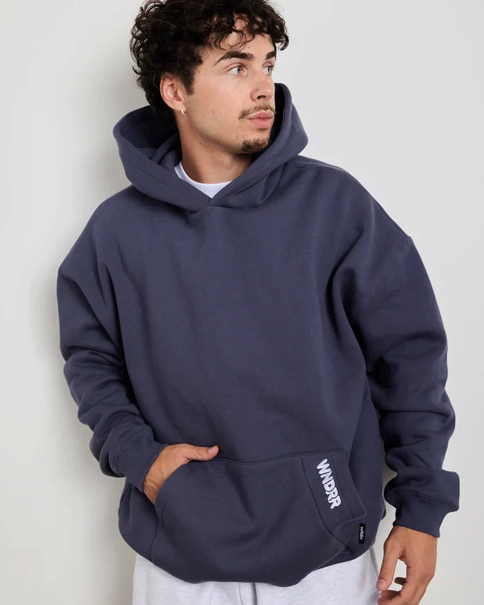 WNDRR Halo Hood Sweat (Storm Blue)