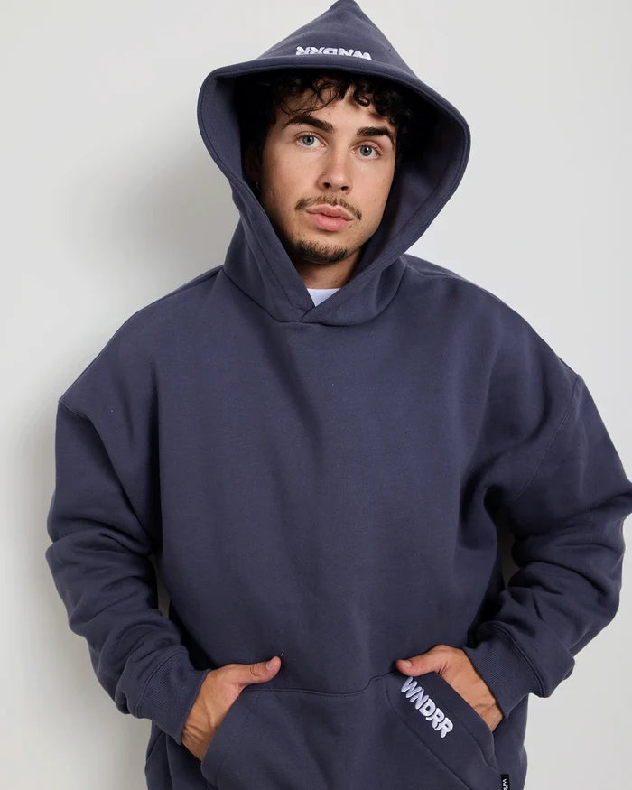 WNDRR Halo Hood Sweat (Storm Blue)