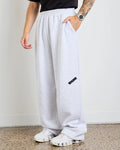 WNDRR Halo Jumbo Trackpants (White Marle)