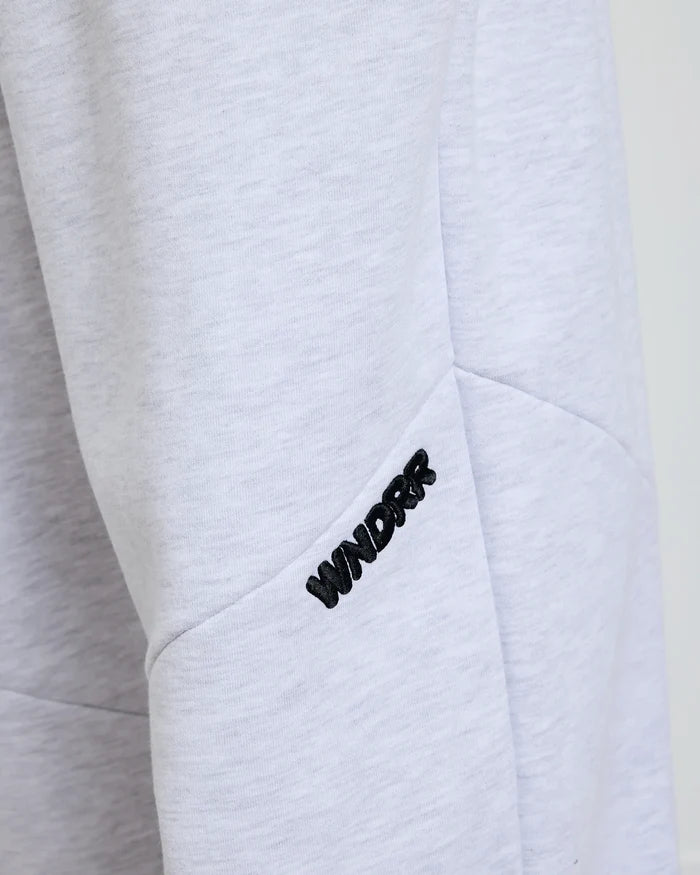 WNDRR Halo Jumbo Trackpants (White Marle)