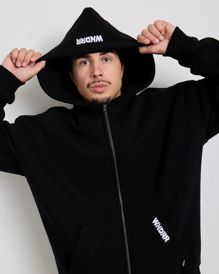 WNDRR Halo Zip Hoodie (Black)