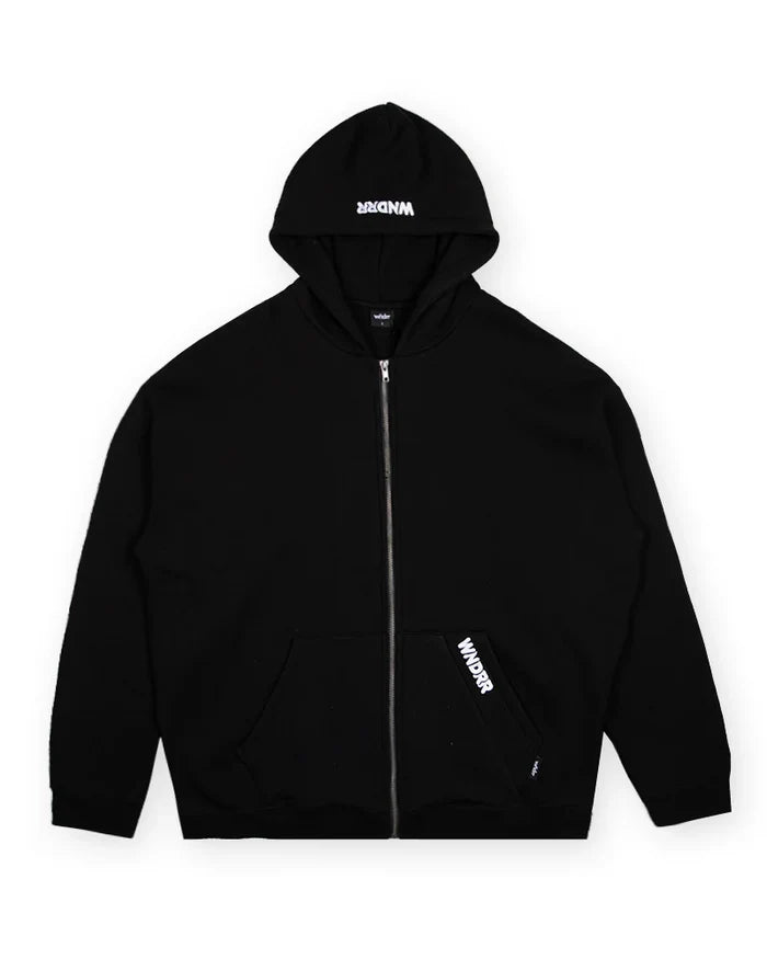 WNDRR Halo Zip Hoodie (Black)