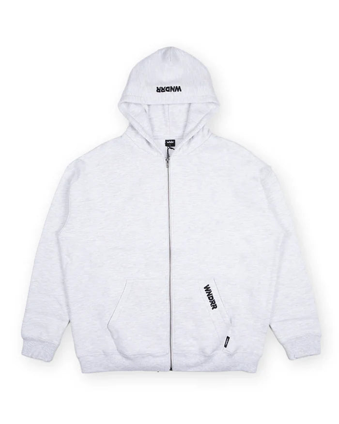 WNDRR Halo Zip Hoodie (Grey Marle)