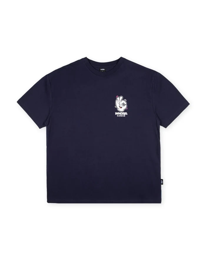 WNDRR I'm Sure Box Fit Tee (Navy)