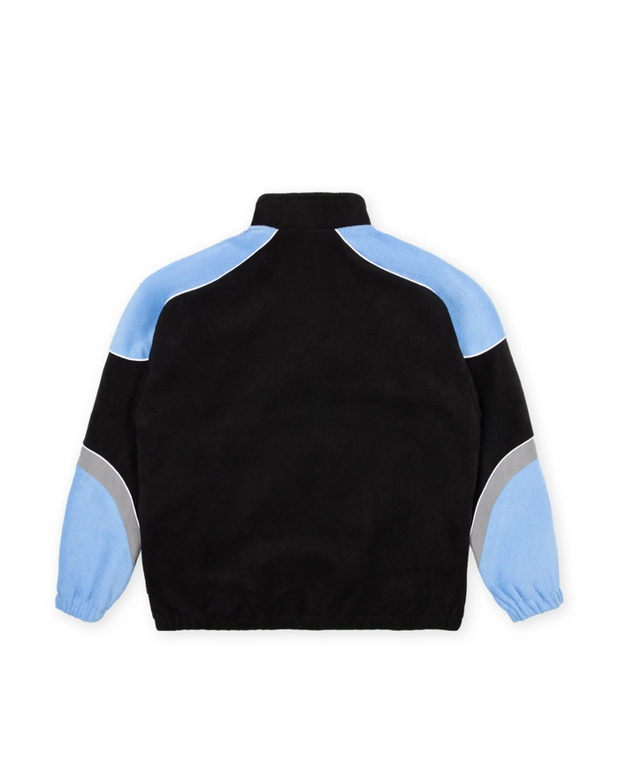 WNDRR Kickoff 1/4 Zip Polar Fleece Sweat (Black/Blue)
