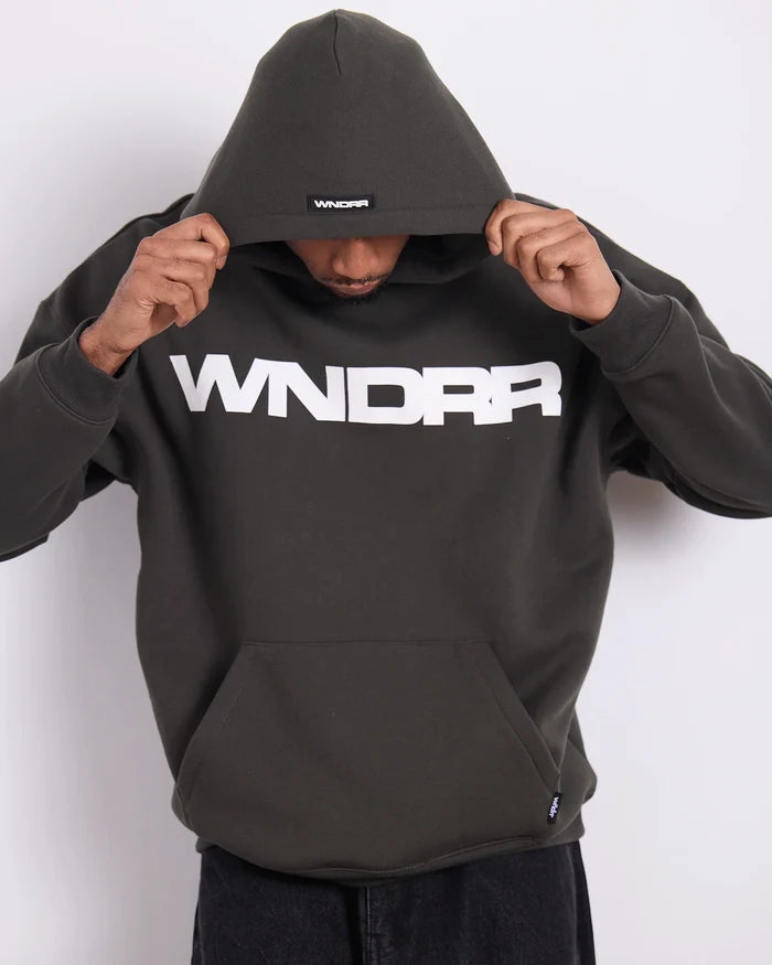 WNDRR Motif Hood Sweat (Ink)
