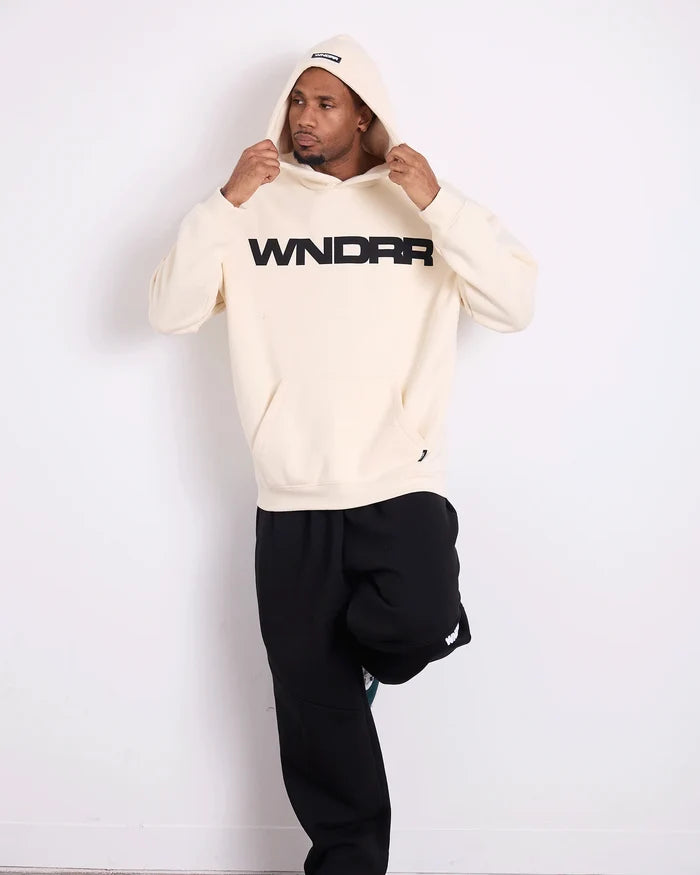 WNDRR Motif Hood Sweat (Off White)