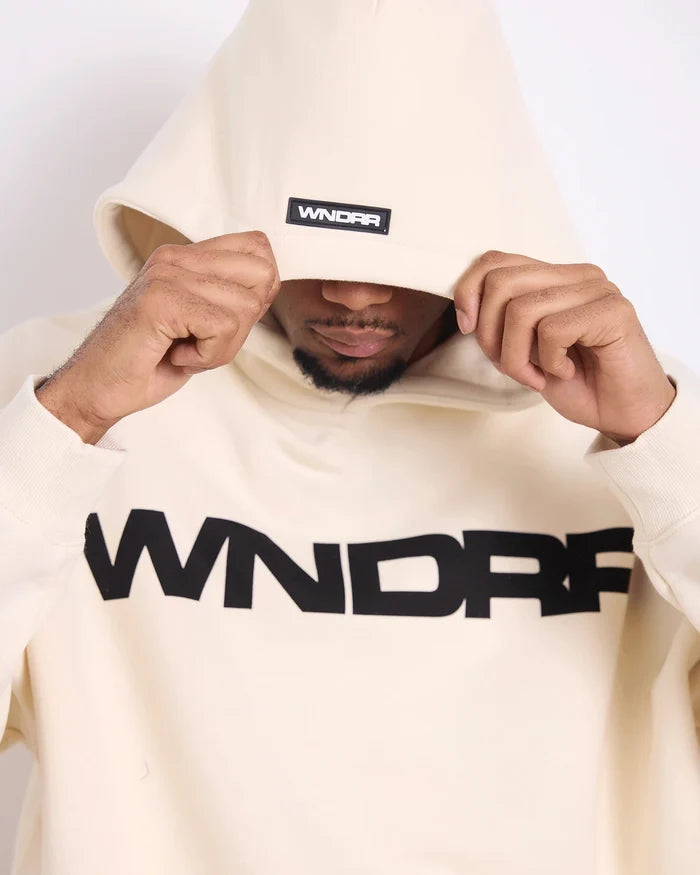 WNDRR Motif Hood Sweat (Off White)
