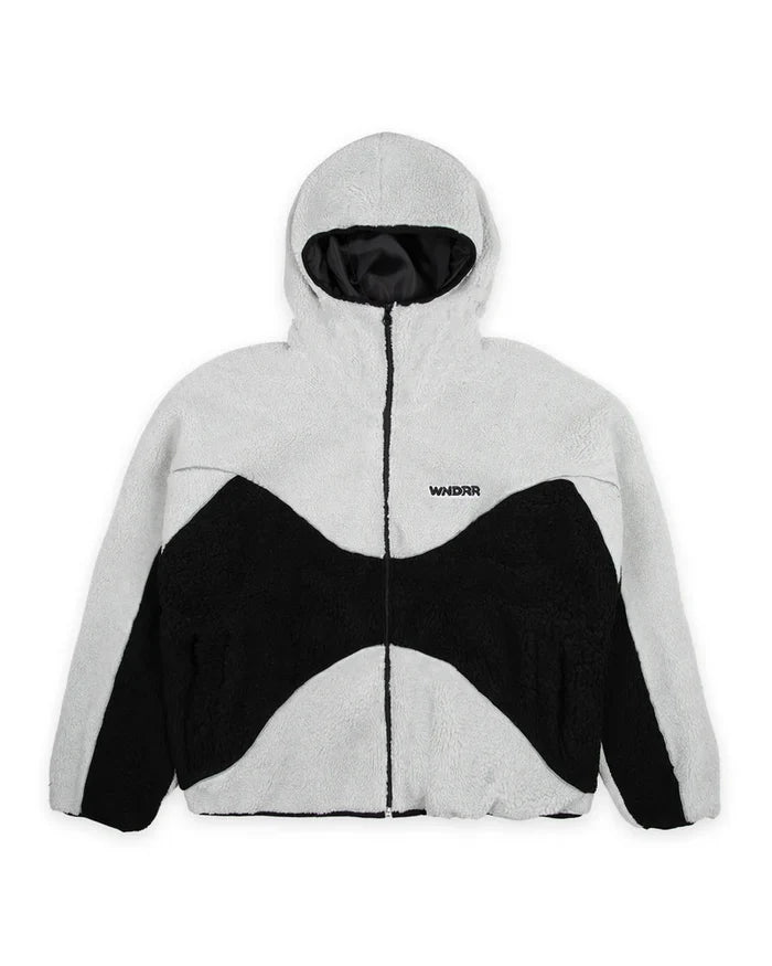 WNDRR Nimbus Fleece Jacket (Oyster/Black)