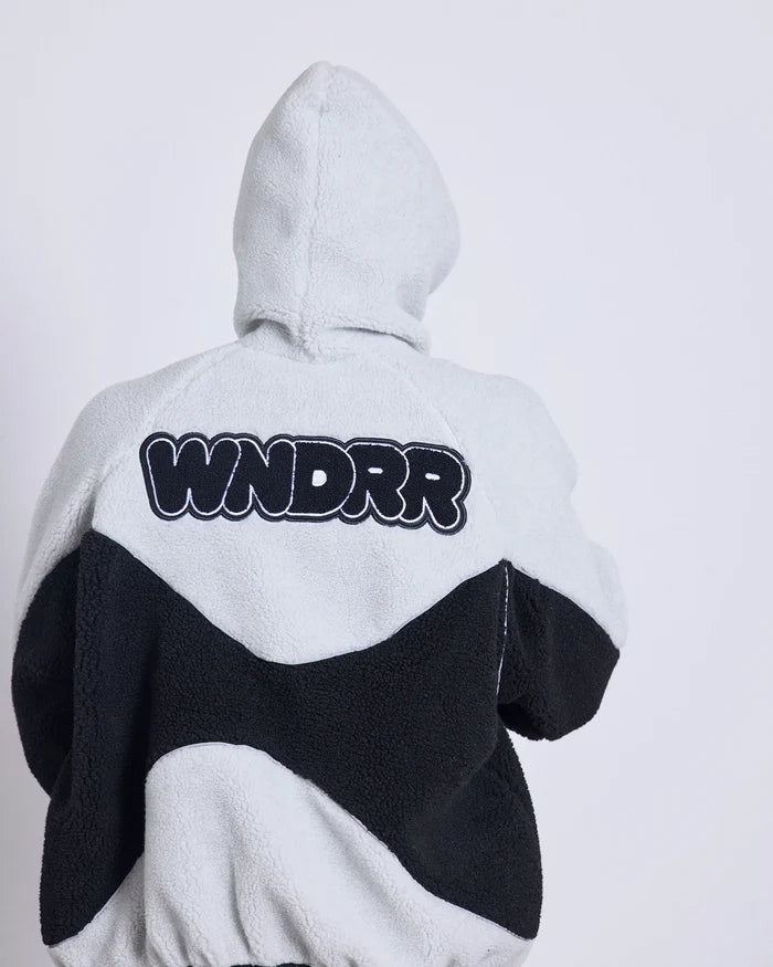 WNDRR Nimbus Fleece Jacket (Oyster/Black)