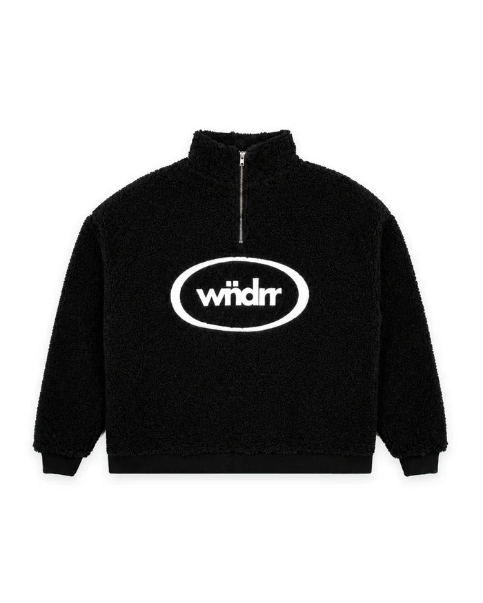 WNDRR Orbit 1/4 Sherpa Sweat (Black)