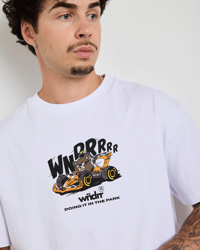 WNDRR Oscar Box Fit Tee (White)