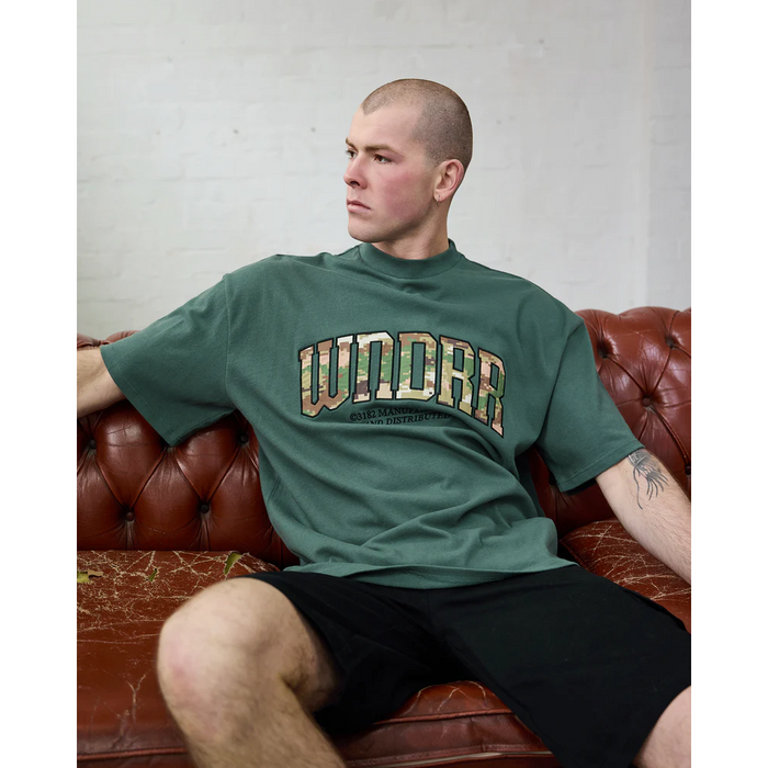 WNDRR Protocol Heavy Weight Tee (Dark Green)
