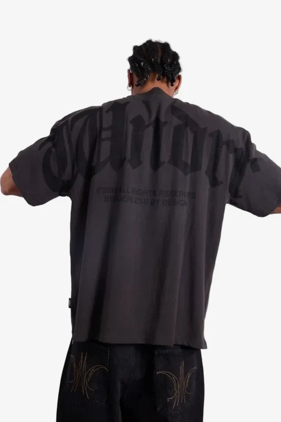 WNDRR Revival Heavy Weight Tee (Faded Black)
