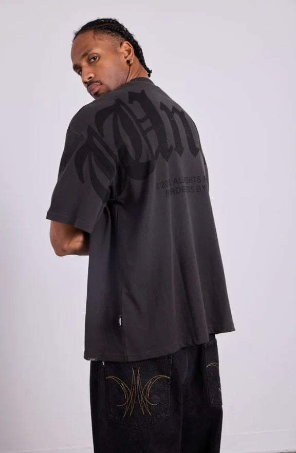 WNDRR Revival Heavy Weight Tee (Faded Black)