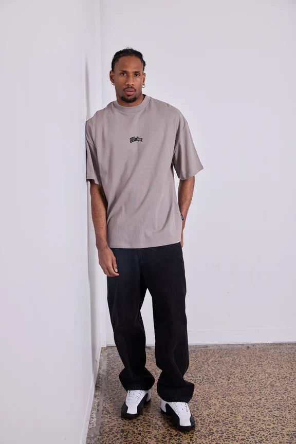 WNDRR Revival Heavy Weight Tee (Moon Grey)