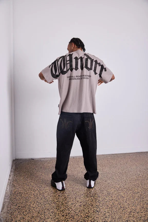 WNDRR Revival Heavy Weight Tee (Moon Grey)