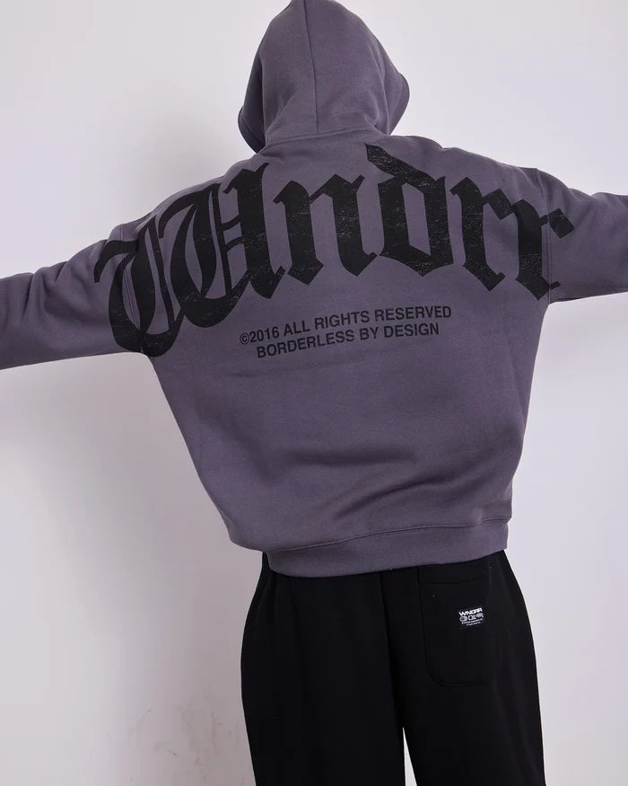 WNDRR Revival Hood Sweat (Charcoal)